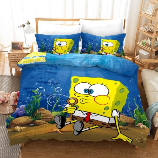 Spongebob Squarepants 33 Duvet Cover Quilt Cover Pillowcase Bedding Sets