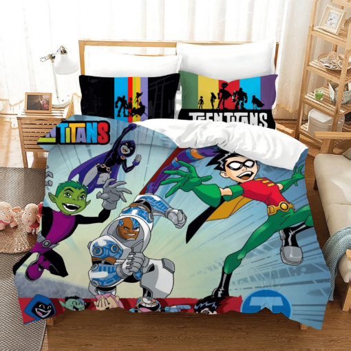 Teen Titans Go 18 Duvet Cover Quilt Cover Pillowcase Bedding