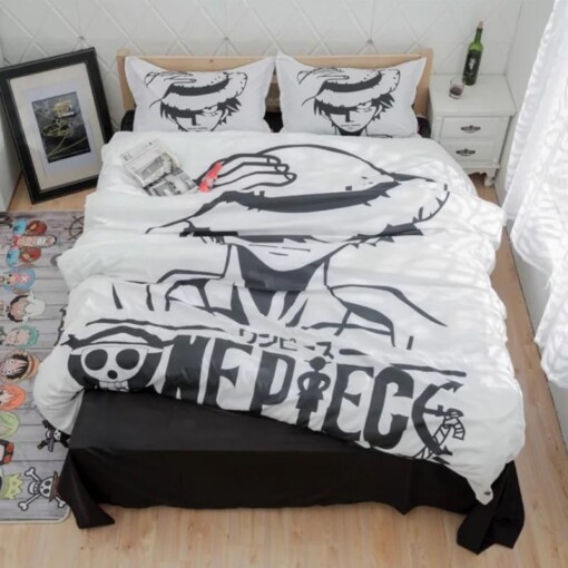 One Piece Monkey D Luffy 12 Duvet Cover Pillowcase Bedding