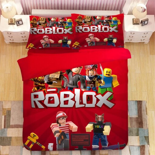 Roblox Team 58 Duvet Cover Quilt Cover Pillowcase Bedding Sets