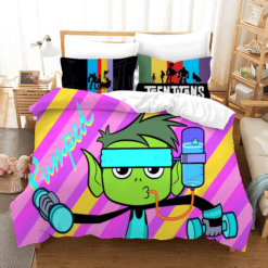 Teen Titans Go 26 Duvet Cover Pillowcase Bedding Sets Home