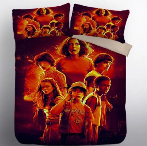 Stranger Things Eleven 24 Duvet Cover Quilt Cover Pillowcase Bedding