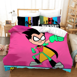 Teen Titans Go 20 Duvet Cover Quilt Cover Pillowcase Bedding