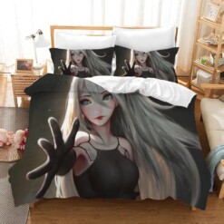 Nier Automata Yorha 2b 7 Duvet Cover Pillowcase Bedding Sets