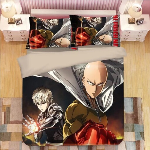 One Punch Man 3 Duvet Cover Quilt Cover Pillowcase Bedding