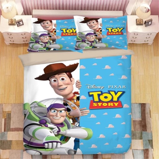 Toy Story Woody Forky 2 Duvet Cover Quilt Cover Pillowcase