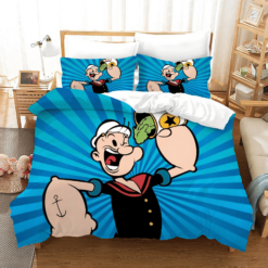 Popeye The Sailor 10 Duvet Cover Pillowcase Bedding Sets Home