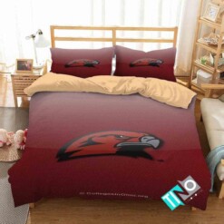 Ncaa Miami Oh Red Hawks 1 Logo D 3d Duvet