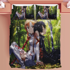 Sword Art Online Duvet Asuna Kirito Bedding Sets Comfortable Gift