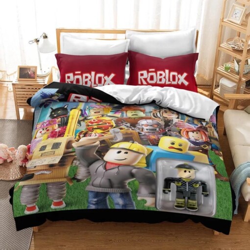 Roblox Team 18 Duvet Cover Quilt Cover Pillowcase Bedding Sets