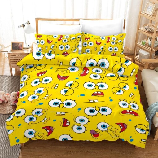 Spongebob Squarepants 20 Duvet Cover Quilt Cover Pillowcase Bedding Sets