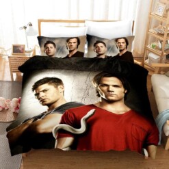Supernatural Dean Sam Winchester 2 Duvet Cover Quilt Cover Pillowcase