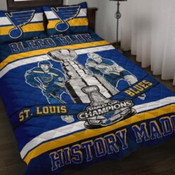 St Louis Blues History Made Customize Duvet Cover Bedding Set