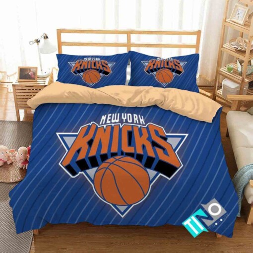 Nba New York Knicks 1 Logo 3d Duvet Cover Bedding