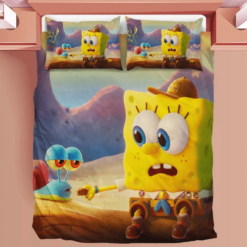 Spongebob Duvet Gary Bedding Sets Comfortable Gift Quilt Bed Sets