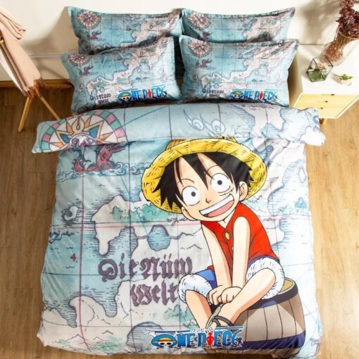 One Piece Monkey D Luffy 5 Duvet Cover Pillowcase Bedding