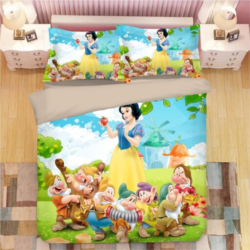 Snow White Princess Beauty 16 Duvet Cover Pillowcase Bedding Sets