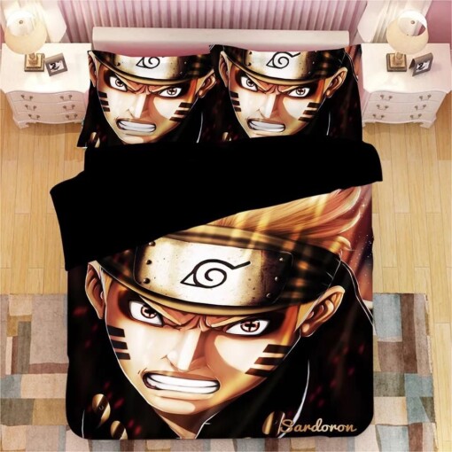 Naruto Uzumaki Naruto 5 Duvet Cover Quilt Cover Pillowcase Bedding