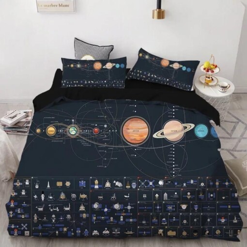 Nasa Space 4 Duvet Cover Pillowcase Bedding Set Quilt Bed