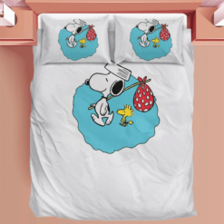 Snoopy Duvet Peanuts Bedding Sets Comfortable Gift Quilt Bed Sets