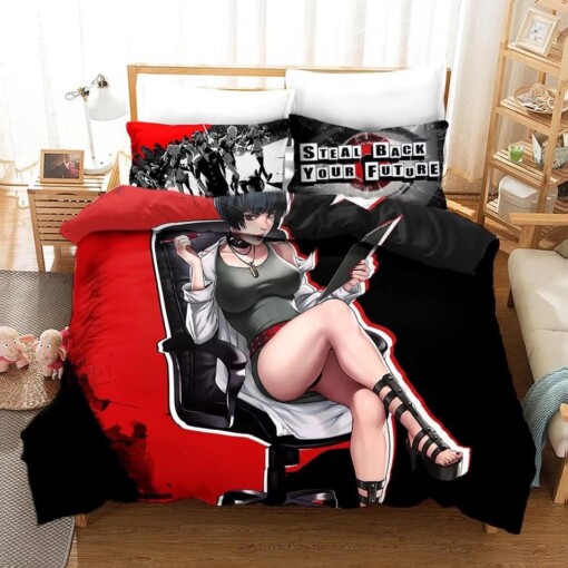 Persona 5 15 Duvet Cover Quilt Cover Pillowcase Bedding Sets