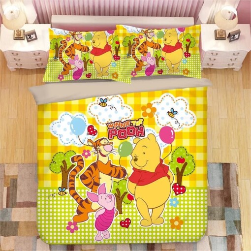 Winnie The Pooh 7 Duvet Cover Quilt Cover Pillowcase Bedding
