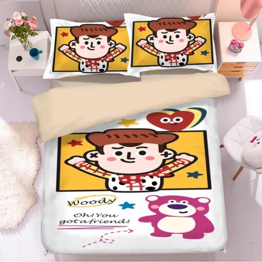 Toy Story Woody Forky 30 Duvet Cover Quilt Cover Pillowcase