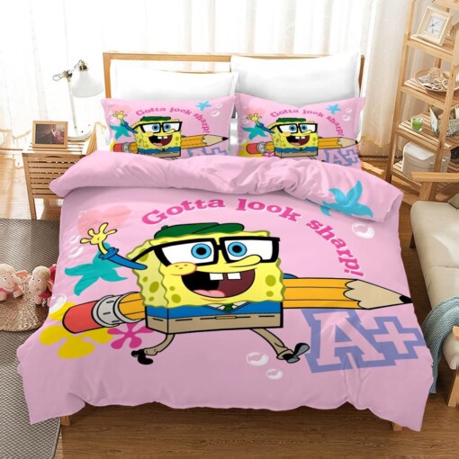 Spongebob Squarepants 32 Duvet Cover Quilt Cover Pillowcase Bedding Sets
