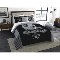 Oakland Raiders Logo Bedding Sports Bedding Sets Bedding Sets With