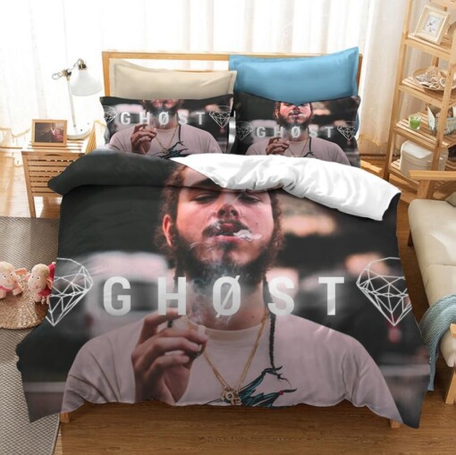 Post Malone 3 Duvet Cover Quilt Cover Pillowcase Bedding Sets