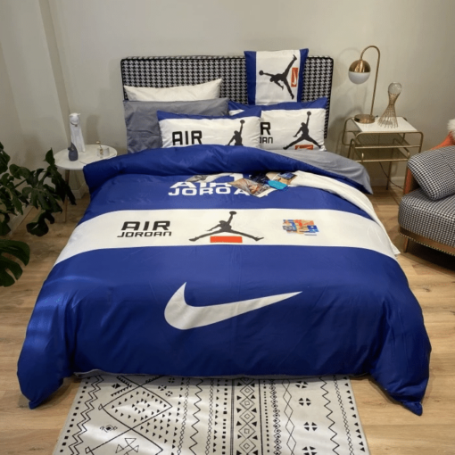 Nba Logo Luxury Air Jordan Type 04 Bedding Sets Quilt