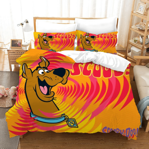 Scooby Doo 3 Duvet Cover Pillowcase Bedding Sets Home Bedroom