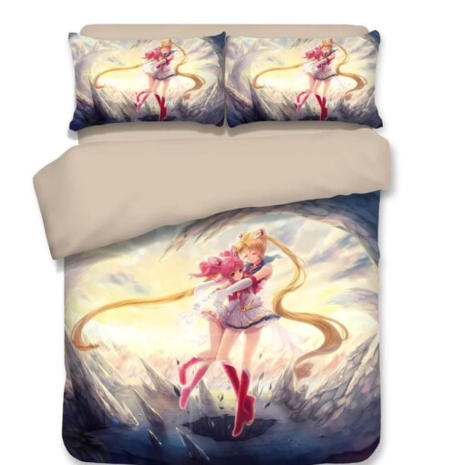 Sailor Moon 18 Duvet Cover Pillowcase Bedding Sets Home Decor