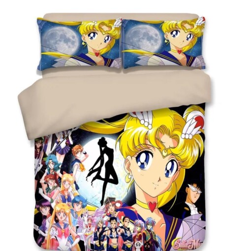 Sailor Moon 17 Duvet Cover Quilt Cover Pillowcase Bedding Sets