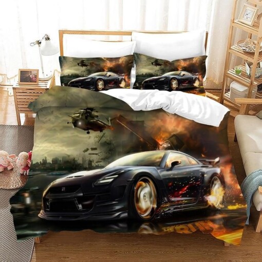 Need For Speed 9 Duvet Cover Pillowcase Bedding Sets Home