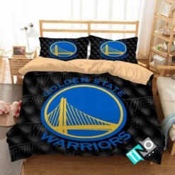 Nba Golden State Warriors 3 Logo 3d Duvet Cover Bedding