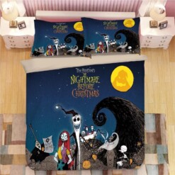 The Nightmare Before Christmas Jack Skellington 4 Duvet Cover Quilt