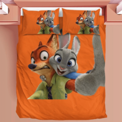 Zootopia Duvet Wilde And Hopps Bedding Sets Comfortable Gift Quilt