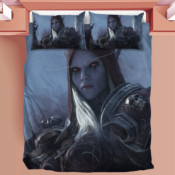 World Of Warcraft Duvet Sylvanas Bedding Sets Shadowlands Wow Comfortable