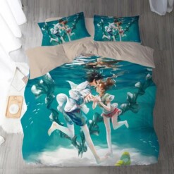 Spirited Away Sen To Chihiro No Kamikakushi 4 Duvet Cover