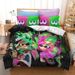 Splatoon 12 Duvet Cover Quilt Cover Pillowcase Bedding Set Quilt