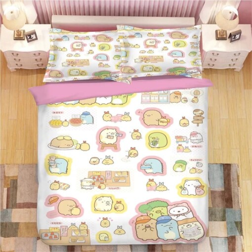 Sumikkogurashi 9 Duvet Cover Quilt Cover Pillowcase Bedding Sets Bed