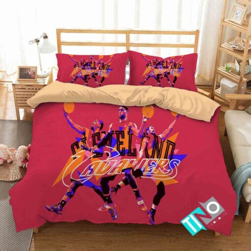 Nba Cleveland Cavaliers 3 Logo 3d Duvet Cover Bedding Sets