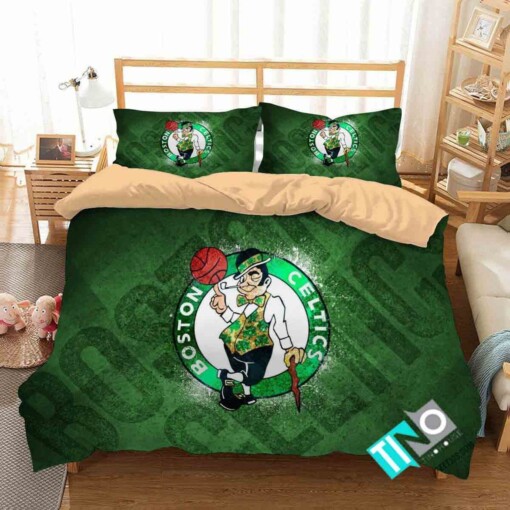 Nba Boston Celtics 1 Logo 3d Duvet Cover Bedding Sets