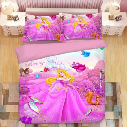 Snow White Princess Beauty 3 Duvet Cover Quilt Cover Pillowcase