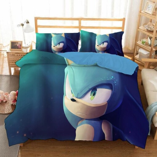 Sonic The Hedgehog 16 Duvet Cover Quilt Cover Pillowcase Bedding