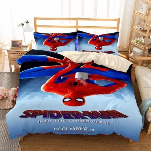 Spider Man Into The Spider Verse Miles Morales 36 Duvet Cover Quilt
