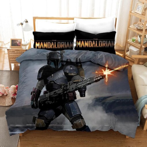 Star Wars The Mandalorian 5 Duvet Cover Pillowcase Bedding Sets