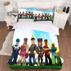 Roblox 6 Duvet Cover Bedding Sets Pillowcase Quilt Bed Sets