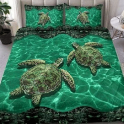 Turtle Art 01 Bedding Sets Duvet Cover Bedroom Quilt Bed